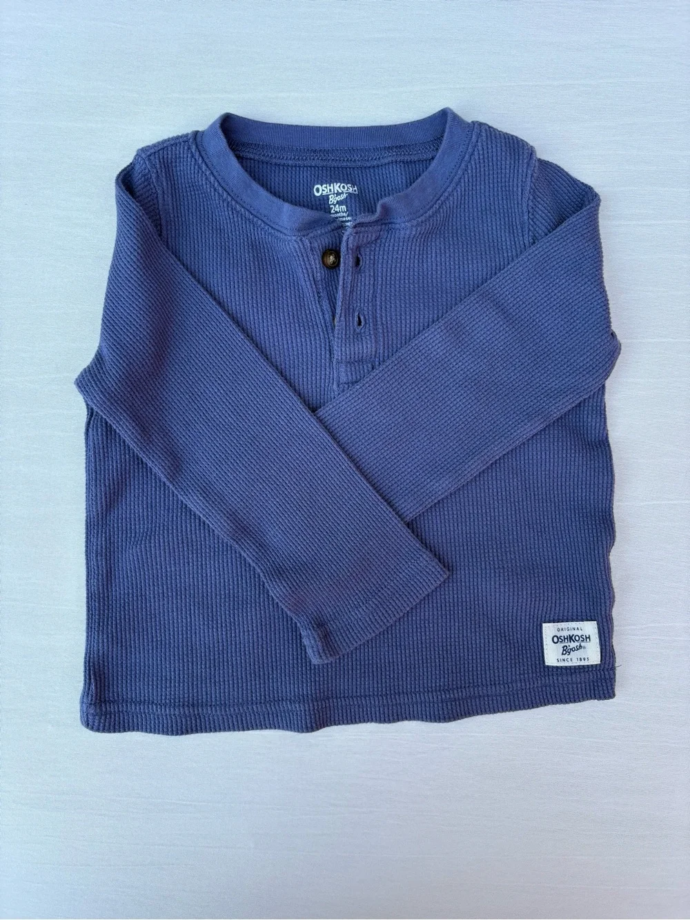 OshKosh B'gosh Toddler Boy 24M Bundle Corduroy Overalls /Flannel Shirt/Henley
